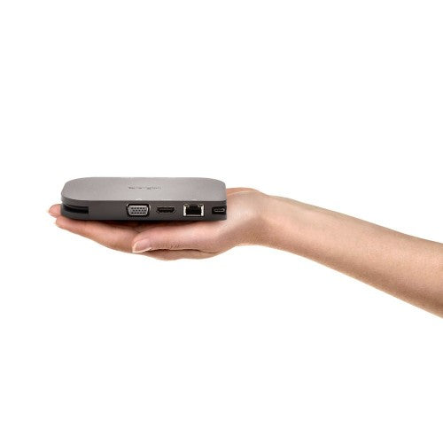 Kensington SD1610P USB-C Mini Mobile 4K Dock w/ Pass-Through Charging for Microsoft Surface Devices