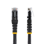 StarTech.com C6PATCH50BK networking cable Black 600" (15.2 m) Cat6 U/UTP (UTP)
