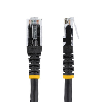 StarTech.com C6PATCH25BK networking cable Black 300" (7.62 m) Cat6 U/UTP (UTP)