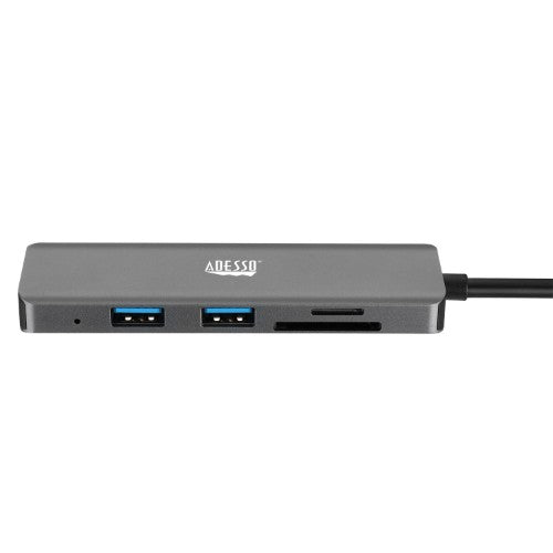 Adesso AUH-4020 laptop dock/port replicator Thunderbolt 3 Aluminum