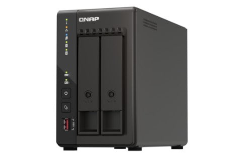 QNAP QVP-21C Storage server Tower Intel® Celeron® J6412 8 GB DDR4 0 TB QVR Pro Black