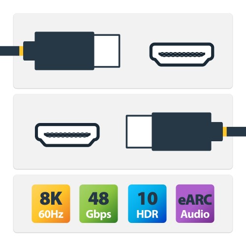 StarTech.com 8K-A-65F-HDMI-CABLE HDMI cable 779.5" (19.8 m) HDMI Type A (Standard) Black