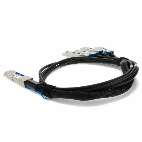 AddOn Networks QSFP28-4SFP28-PDAC5M-FT-AO InfiniBand/fibre optic cable 196.9" (5 m) 4x SFP28 DAC Black