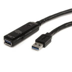 StarTech.com USB3AAEXT5M USB cable USB 3.2 Gen 1 (3.1 Gen 1) 196.9" (5 m) USB A Black