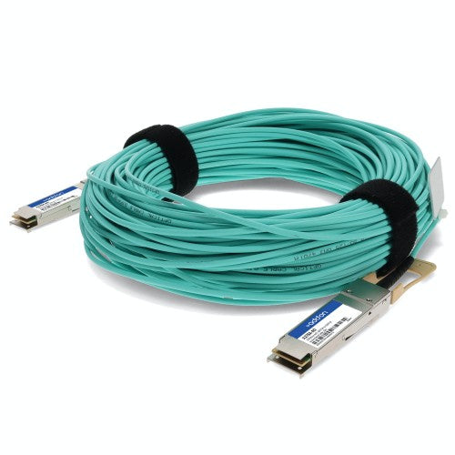 AddOn Networks JL278A-AO InfiniBand/fibre optic cable 787.4" (20 m) QSFP28 AOC Aqua color