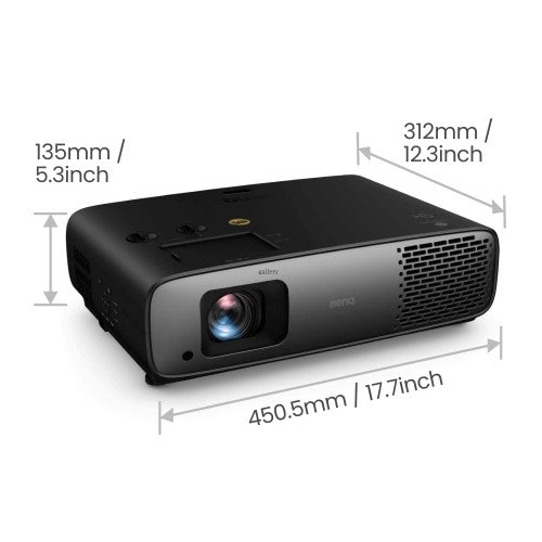 BenQ W4100i Standard throw projector 3200 ANSI lumens DLP UHD 4K (3840x2160) 3D Black