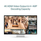 TP-Link VIGI NVR1008H-8MP network video recorder Black