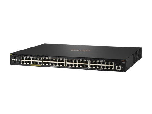 HPE Aruba Networking 2930F 48G PoE+ 4SFP+ 740W TAA Managed L3 Gigabit Ethernet (10/100/1000) Power over Ethernet (PoE) 1U Black