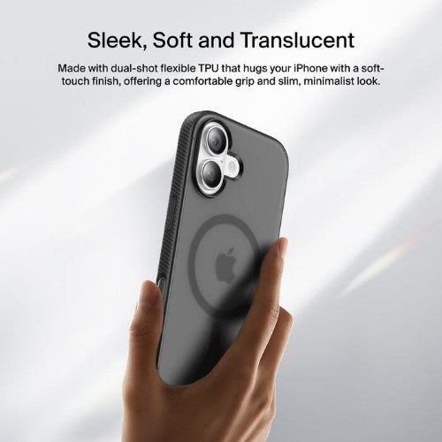 Belkin SheerForce Grip mobile phone case 6.3" Cover Black, Translucent