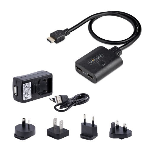 StarTech.com HDMI-SPLITTER-4K60UP video splitter 2x HDMI