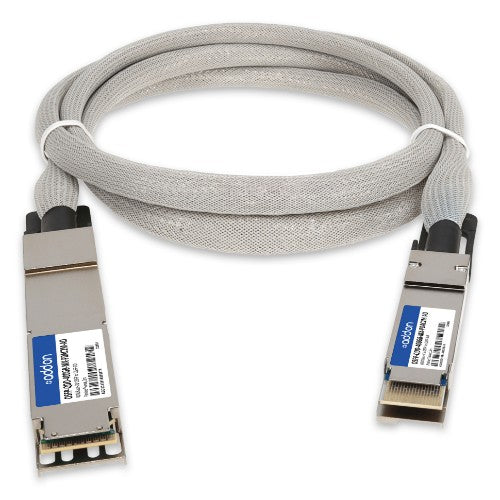 AddOn Networks OSFP-QDD-400GB-MX-PDAC2M-AO InfiniBand/fibre optic cable 78.7" (2 m) QSFP-DD DAC Gray, Stainless steel