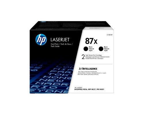 CF287XD (87X) Toner black, 18K pages, Pack qty 2