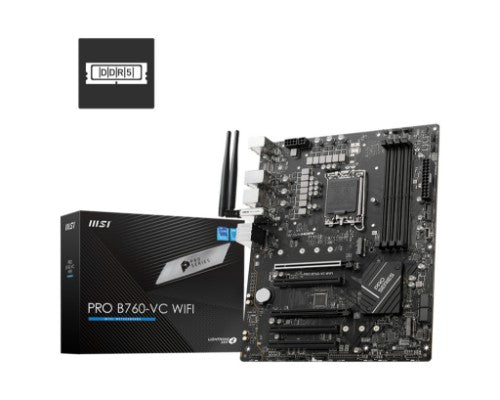 MSI PRO B760-VC WIFI motherboard Intel B760 LGA 1700 micro ATX