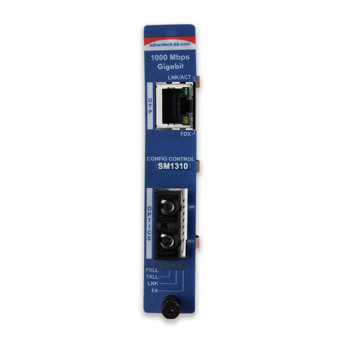 Advantech IMC-771-SSET network media converter Internal 1000 Mbit/s 1310 nm Blue