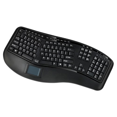 Adesso Tru-Form 4500 keyboard Universal RF Wireless QWERTY US English Black