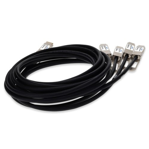 AddOn Networks DAC-Q56DD-4Q56-SFF-100G-2M-AO InfiniBand/fibre optic cable 78.7" (2 m) QSFP-DD QSFP56 Twinax Black