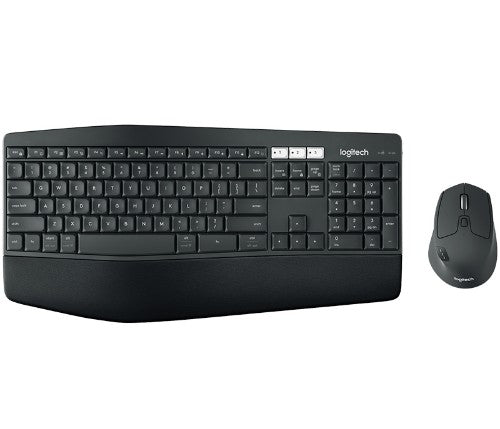 Logitech 920-008219 keyboard Mouse included Home RF Wireless + Bluetooth QWERTY US International Black