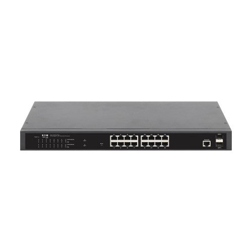Eaton NGS16C2POE-1 network switch Managed L2 Gigabit Ethernet (10/100/1000) Power over Ethernet (PoE) 1U Black