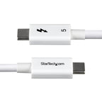 StarTech.com TBLT5MM50CM240WWH Thunderbolt cable 19.7" (0.5 m) 120 Gbit/s White