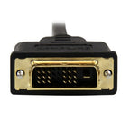 StarTech.com HDDDVIMM1M video cable adapter 39.4" (1 m) Micro-HDMI DVI-D Black