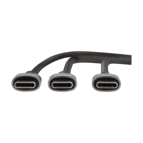 Tripp Lite U420P-2X6-100W USB cable USB 2.0 70.9" (1.8 m) USB C 2 x USB C Black, Gray