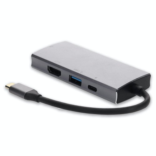 AddOn Networks USBC2C31H4U3VAL-AA notebook dock/port replicator USB 3.2 Gen 1 (3.1 Gen 1) Type-C Gray
