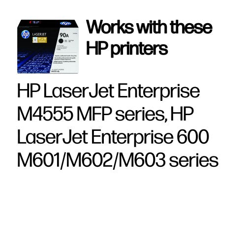 CE390A (90A) Toner black, 10K pages