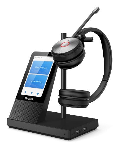 Yealink WH66 Dual UC Headset Wireless Head-band Office/Call center USB Type-A Bluetooth Charging stand Black