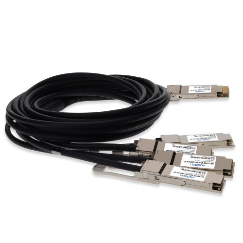 AddOn Networks DAC-Q56DD-4Q56-SFF-100G-2M-AO InfiniBand/fibre optic cable 78.7" (2 m) QSFP-DD QSFP56 Twinax Black