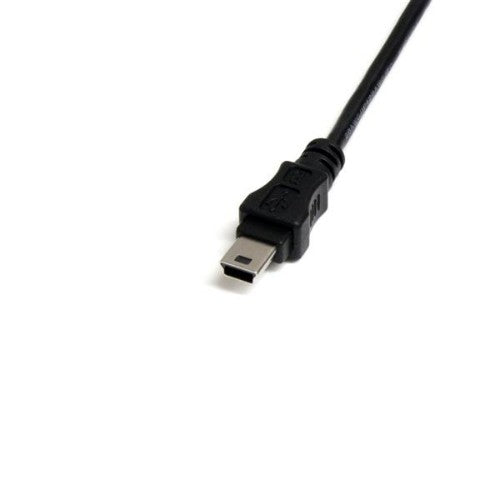 StarTech.com USBMUSBFM1 USB cable 11.8" (0.3 m) USB A Mini-USB B 0.48 Gbit/s Black