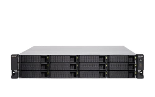 QNAP TS-h1886XU-RP R2 NAS Rack (2U) Intel® Xeon® D D-1622 32 GB DDR4 0 TB QuTS hero Black