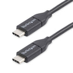StarTech.com USB2CC3M USB cable USB 2.0 118.1" (3 m) USB C 0.48 Gbit/s 60 W Black