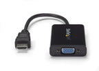 StarTech.com HD2VGAA2 video cable adapter Black