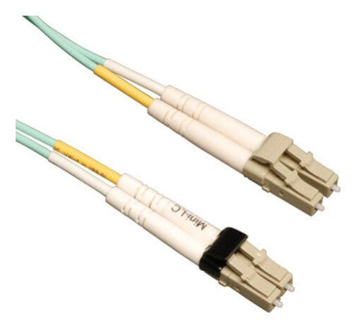 Eaton N836-05M InfiniBand/fibre optic cable 196.9" (5 m) Mini-LC LC OFNR Beige, White