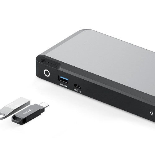 ALOGIC DX2 Wired USB 3.2 Gen 1 (3.1 Gen 1) Type-C Black, Gray