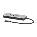 Eaton U444-06N-H4MUC3 interface hub USB Type-C 10000 Mbit/s Black, Gray