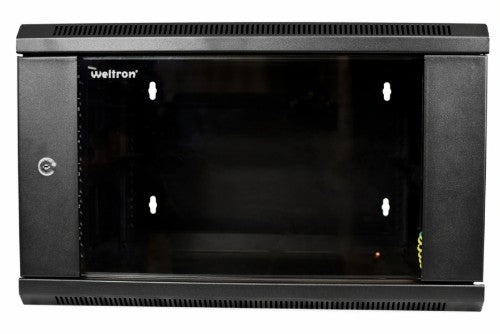 Weltron 90-4090WMEN-6U rack cabinet Wall mounted rack Black