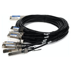 AddOn Networks CAB-O-8S-200G-3M-AO InfiniBand/fibre optic cable 118.1" (3 m) OSFP 8xSFP28 Black, Silver