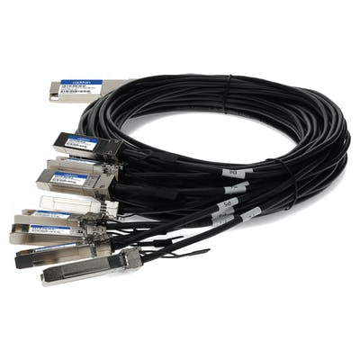 AddOn Networks CAB-O-8S-200G-3M-AO InfiniBand/fibre optic cable 118.1" (3 m) OSFP 8xSFP28 Black, Silver