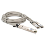 AddOn Networks C-O800-2Q400-3M-AO InfiniBand/fibre optic cable 118.1" (3 m) OSFP 2x QSFP112 DAC Silver