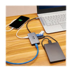 Tripp Lite U460-003-3AGALC laptop dock/port replicator USB 3.2 Gen 1 (3.1 Gen 1) Type-C Gray