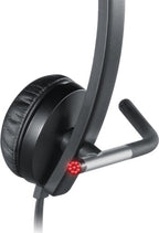 Logitech 981-000518 headphones/headset Wired Head-band Office/Call center Black