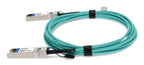 AddOn Networks ADD-SCISDE-AOC4M InfiniBand/fibre optic cable 157.5" (4 m) SFP+ AOC Aqua color, Stainless steel