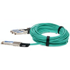 AddOn Networks Q400G-4Q56G-AOC2M-AO InfiniBand/fibre optic cable 78.7" (2 m) QSFP-DD 4x QSFP56 Turquoise