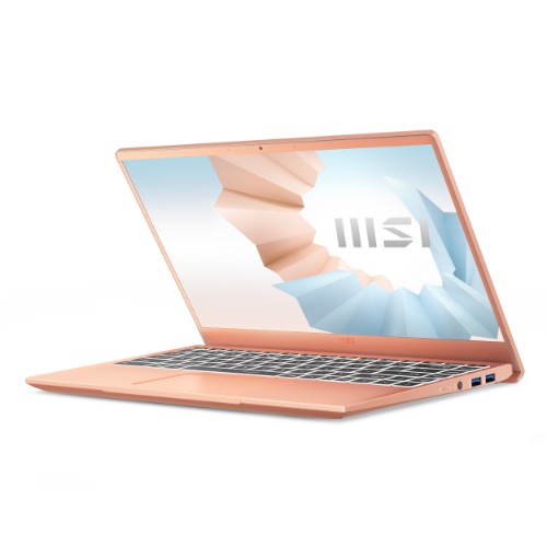 MSI Modern 14 B11SB-290 Intel® Core™ i7 i7-1165G7 Laptop 14" Full HD 16 GB DDR4-SDRAM 512 GB SSD NVIDIA GeForce MX450 Wi-Fi 6 (802.11ax) Windows 10 Home Beige