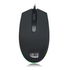 Adesso AKB-137CB keyboard Mouse included Universal USB US English Black