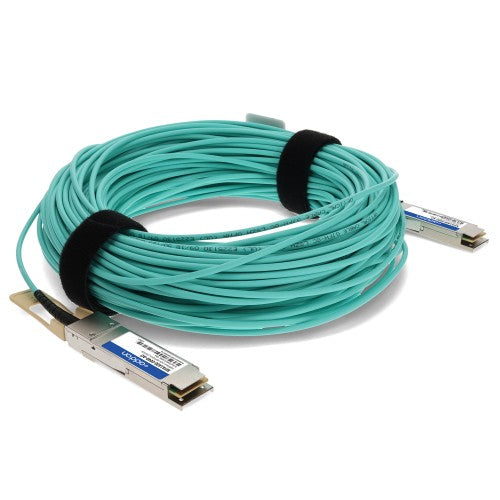 AddOn Networks MFA1A00-E040-AO InfiniBand/fibre optic cable 1574.8" (40 m) QSFP28 AOC Aqua color
