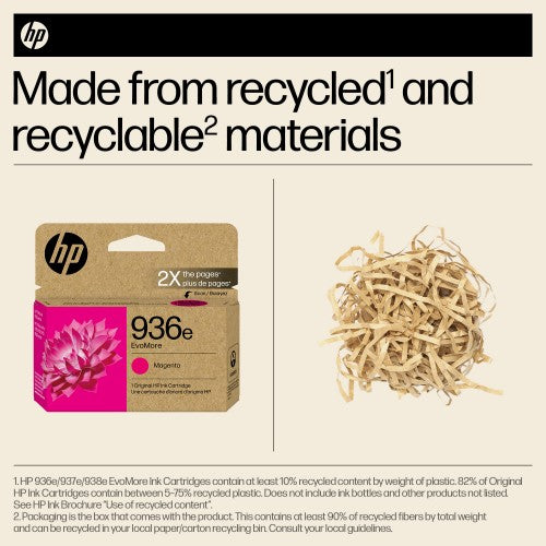 HP 936e EvoMore Magenta Original Ink Cartridge