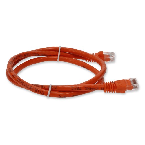 AddOn Networks ADD-1-5FCAT6-OE networking cable Orange 18.1" (0.46 m) Cat6 U/UTP (UTP)