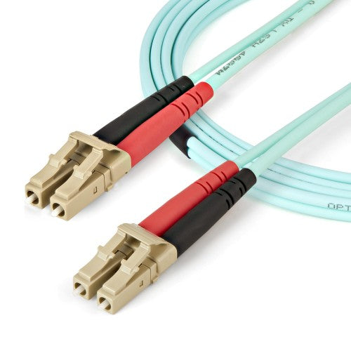 StarTech.com 450FBLCLC5 InfiniBand/fibre optic cable 196.9" (5 m) LC Aqua color